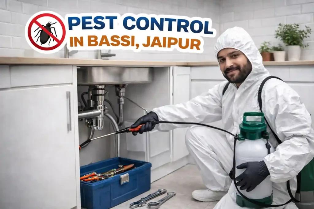 pest control in Bassi Jaipur termite and cockroach treatment