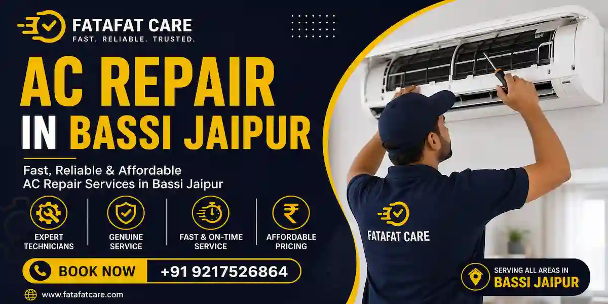 ac repair in Bassi Jaipur by Fatafat Care