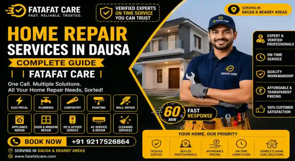 home repair services in Dausa 2026 – Fatafat Care technician
