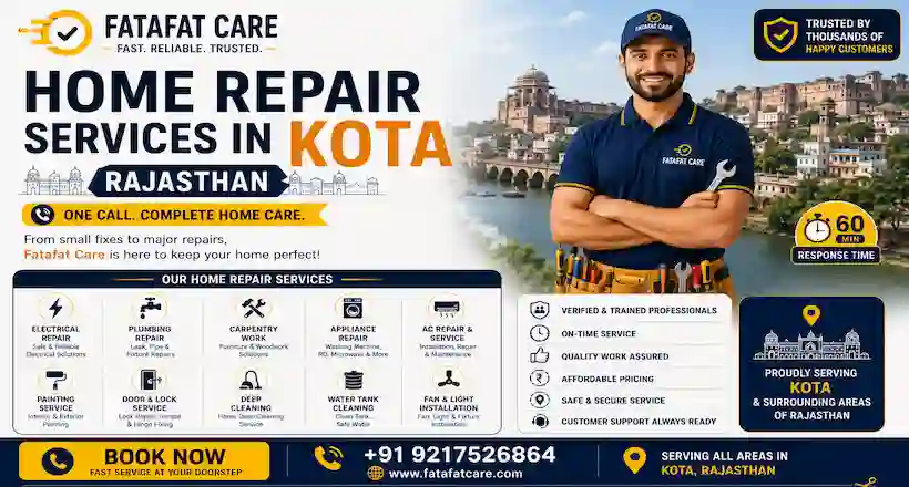 Home repair services in Kota Rajasthan by Fatafat Care