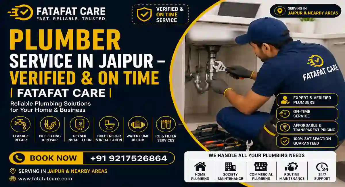 plumber service in Jaipur – Fatafat Care verified plumber
