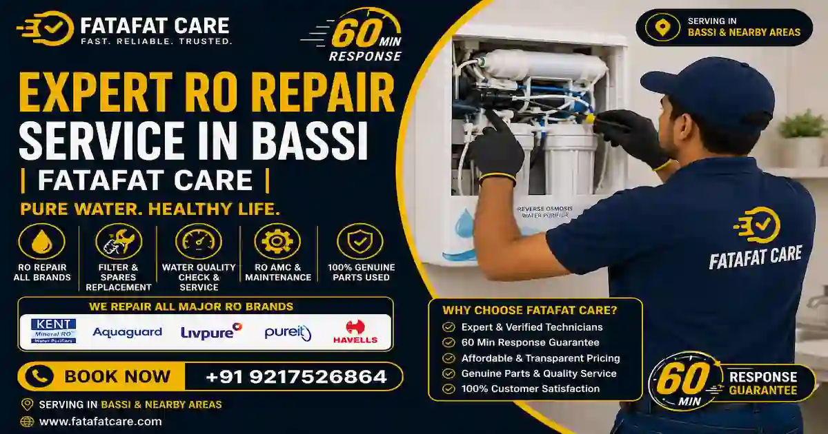 RO Repair Service in Bassi — Fatafat Care ro repair service in Bassi Jaipur by Fatafat Care