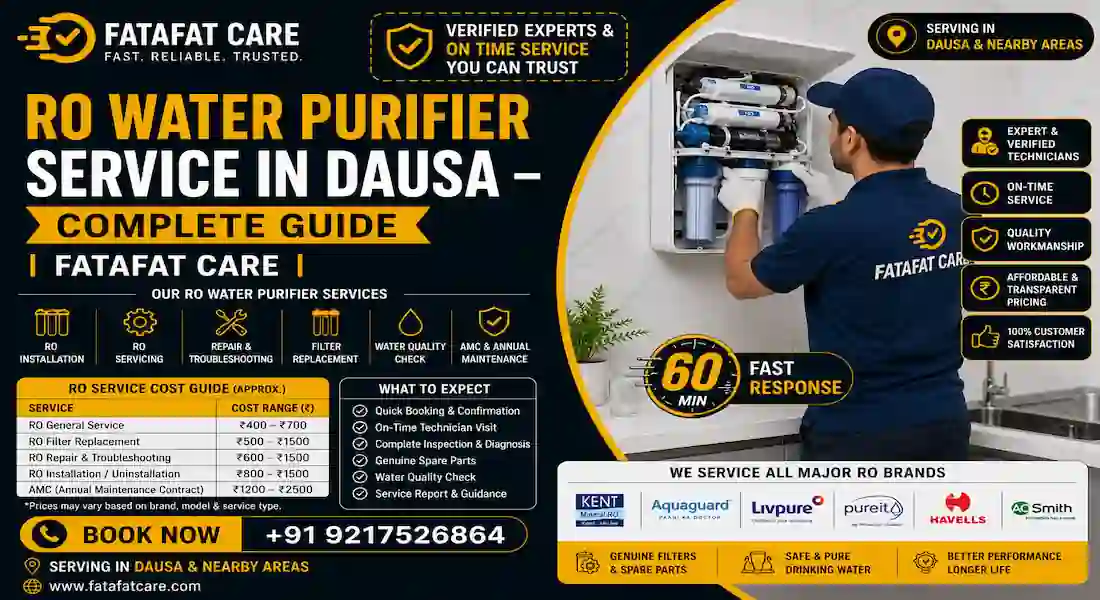 RO repair Dausa Rajasthan