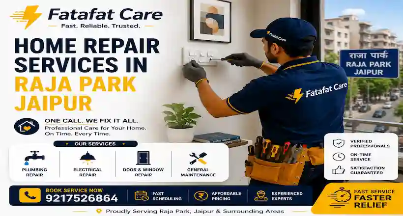 Home repair services in Raja Park Jaipur by Fatafat Care