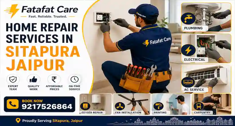Home repair services in Sitapura Jaipur by Fatafat Care