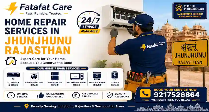 Home repair services in Jhunjhunu Rajasthan by Fatafat Care