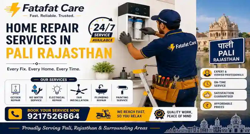 Home repair services in Pali Rajasthan by Fatafat Care