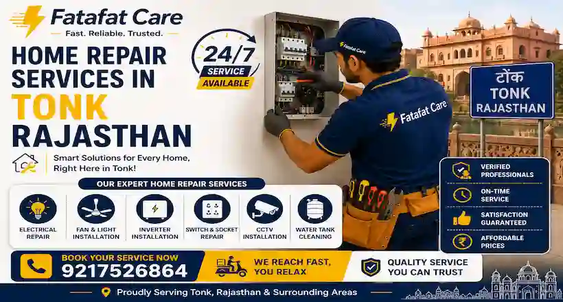 Home repair services in Tonk Rajasthan by Fatafat Care