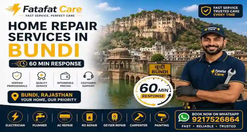 Home repair services in Bundi Rajasthan by Fatafat Care