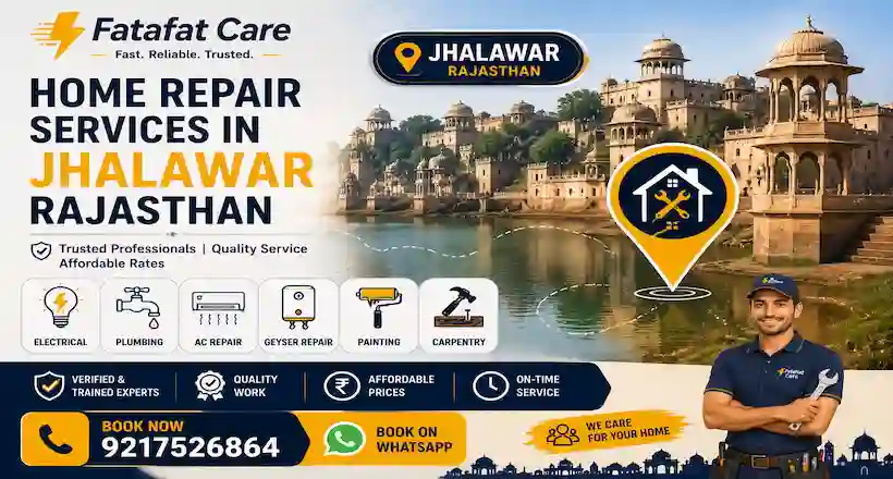 Home repair services in Jhalawar Rajasthan by Fatafat Care