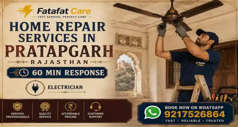 Home repair services in Pratapgarh Rajasthan by Fatafat Care