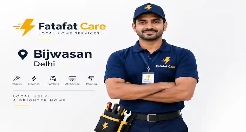Home repair services in Bijwasan Delhi — Fatafat Care verified technician
