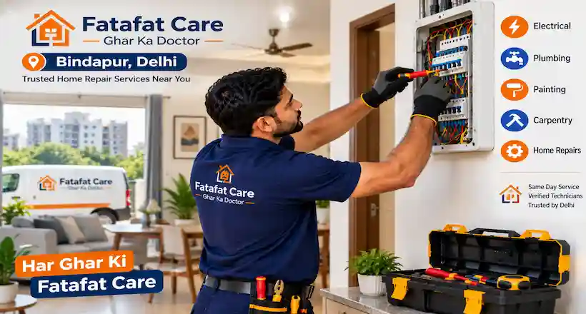 Home repair services in Bindapur Delhi — Fatafat Care verified technician