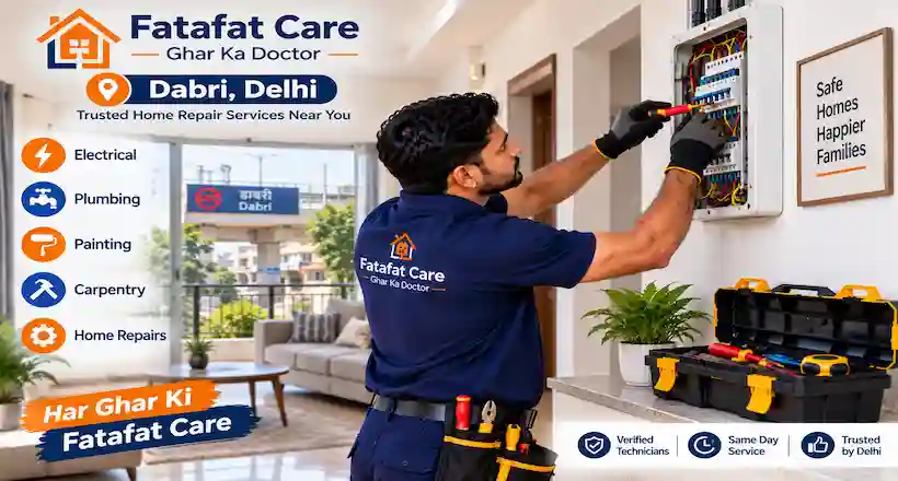 Home repair services in Dabri Delhi — Fatafat Care verified technician