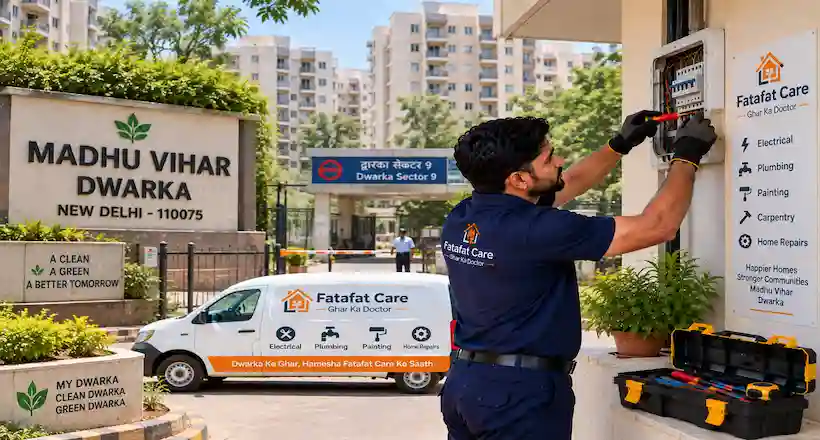 Home repair services in Madhu Vihar Dwarka β Fatafat Care verified technician