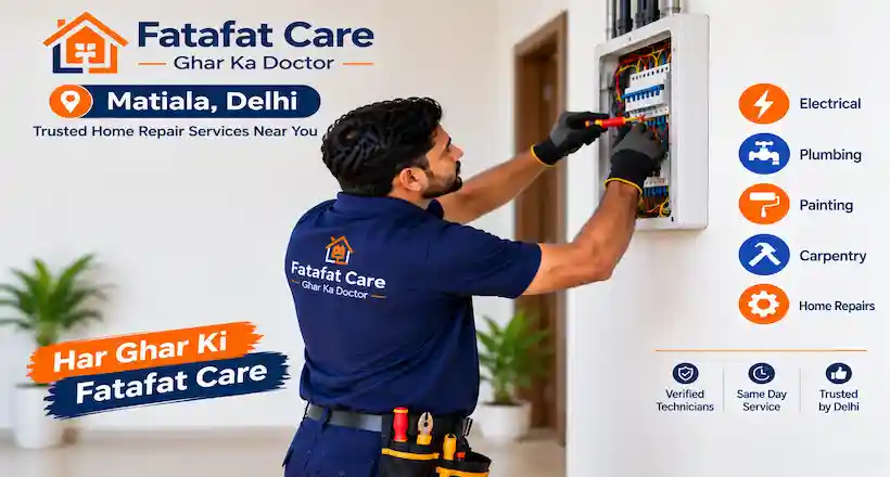 Home repair services in Matiala Delhi — Fatafat Care verified technician